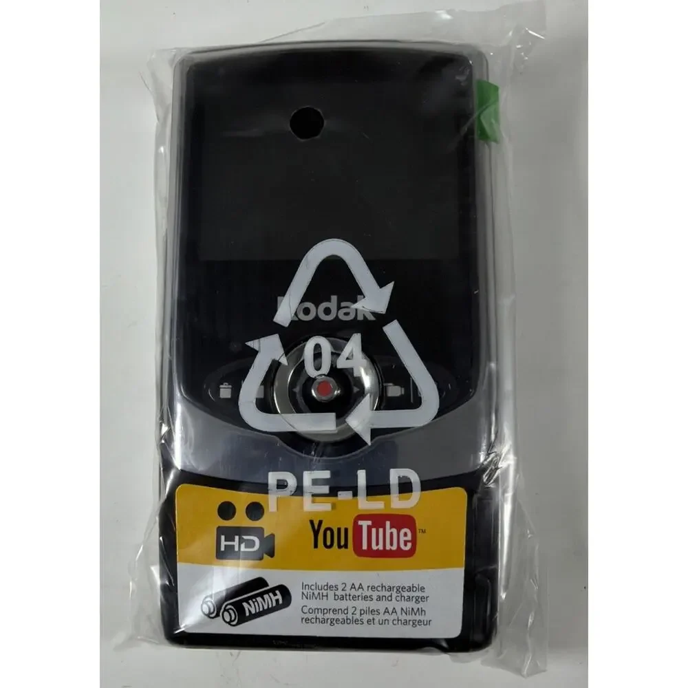 Kodak Zi6 Pocket Video Camera Black 720p HD - New Open Box